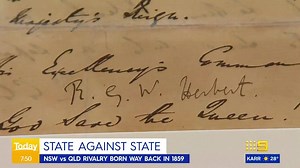 From this morning on TODAY! Take a special look at one of the most historically valuable items in our collection - Queensland's 'birth certificate' - the Proclamation of Queensland. | Queensland State Archives