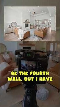 How I compose the shot for this living room