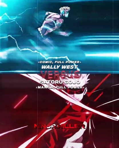 Wally West vs Gojo