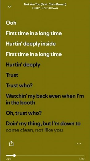 Drake, Chris Brown - Not You Too (Lyrics) #lyrics #drake #chrisbrown #notyoutoo