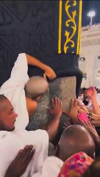 Demonic animals worshipping a rock.