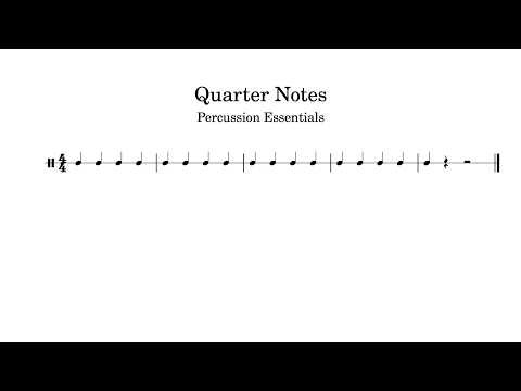 Quarter Notes – Drumline Warm-Up Play-Along (80–200 BPM) | Practice Track
