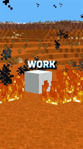 Minecraft making Water out of Snow #minecraftshorts #shorts #minecraft