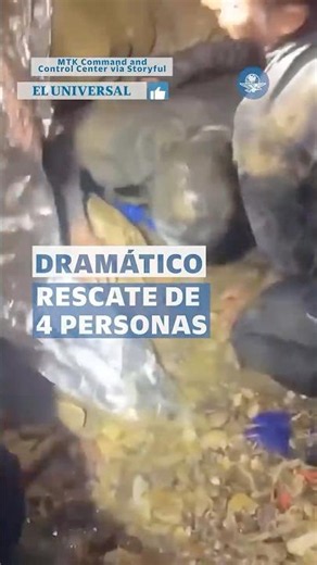 Rescatan a cuatro sobrevivientes atrapados por más de una semana en cueva de Laos #shorts