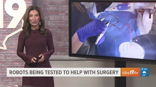 Robots being tested to help with surgery