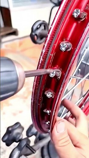 Customizing Motorcycle Rims! #shorts