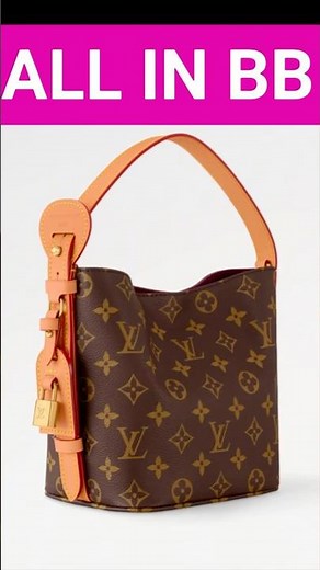 NEW LOUIS VUITTON ALL IN BB BUCKET BAG #louisvuitton