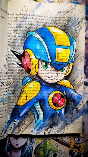 Cómo dibujar a Mega Man paso a paso