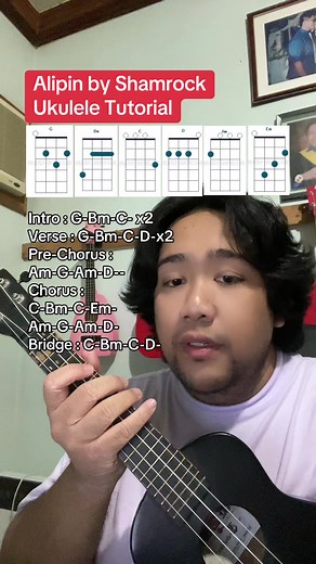 Naalala ko dati eto yung go to karaoke song ko haha. Lakas makapag pakilig to dati eh. #mayukulelekaba #learnitontiktok #uketok #ukuleletiktok #ukulele #ukulelechords #ukuleletutorial #tiktokph #philippines #fyp #music #opm #alipin #shamrock
