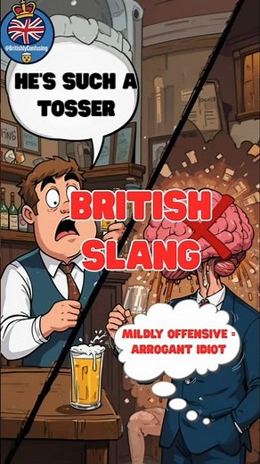 🇬🇧 vs 🇺🇸 Slang: What “Tosser” Really Means 🤯