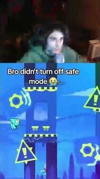 bro didn't turn off safe mode 😭 #trending #twitch #tiktok #funny #geometrydash