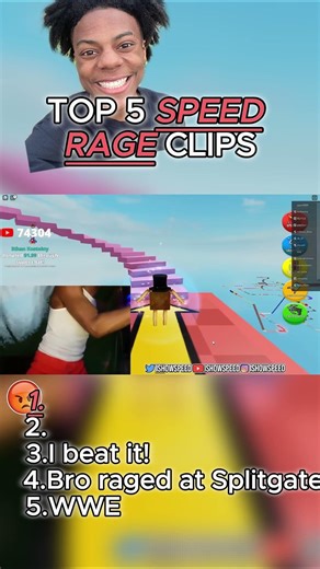 TOP 5 SPEED RAGE CLIPS 😡🔥#shorts