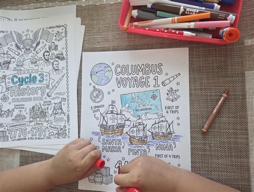 Classical Conversations Cycle 3 History Coloring Book (digital Download) - Etsy