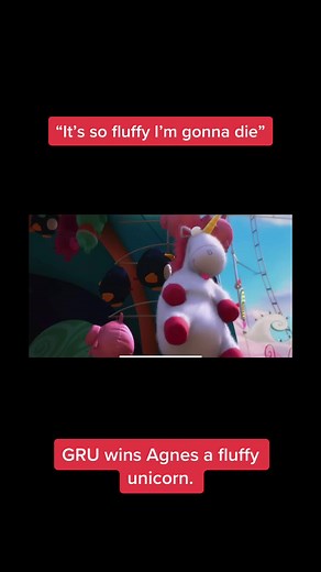 Despicable Me Fluffy Unicorn Scene