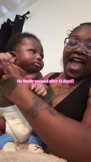 My breastfed baby didn’t poop for 12 days and I was finally able to help him poop!! It’s a celebration. #newborn #breastfedbaby #newbornconstipation #poop #mom