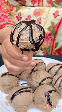 Easy Chocolate Ice Cream at Home | Homemade Chocolate Ice Cream | Without Whipping Cream Chocolate