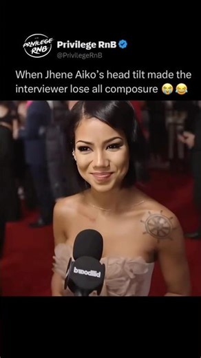 When Jhene Aiko’s head tilt made the interviewer lose all composure