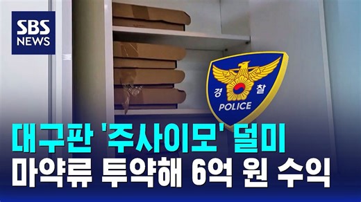 대구판 '주사이모' 덜미…마약류 투약해 6억 원 수익 / SBS