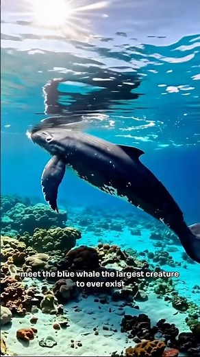 The Secret Appetite of the Blue Whale: 16 Tons a Day! 🐋 #OceanGiants #BlueWhale
