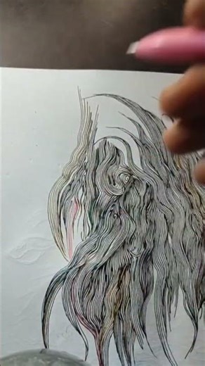 Alien Resurrection #art #drawing #abstract