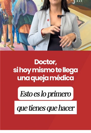 🚨🩺 ¿Recibiste una queja médica? Lo primero que hagas puede cambiar todo. 📩 Si alguna vez enfrentas una queja o quieres saber cómo prepararte desde hoy, escríbenos. En Medical Legal Center te acompañamos desde el primer aviso. Guárdalo. Puede servirte cuando menos lo esperes. #quejamédica #MédicosProtegidos #prevenciónmédicolegal #ejerciciomédicoseguro #medicallegalcenter