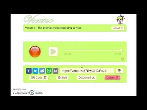 VOCAROO | Online Tech Tool for Voice Recording