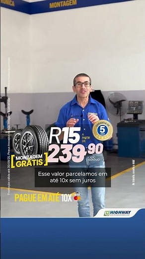 Pneu Aro 15 a partir de R$239,90 | Montagem Grátis e até 10x Sem Juros - Highway