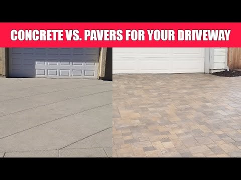 Concrete vs. Pavers for your Driveway
