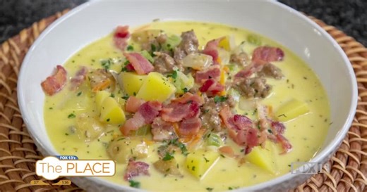 Hold the bun!  This Bacon Cheeseburger Soup is all you need!