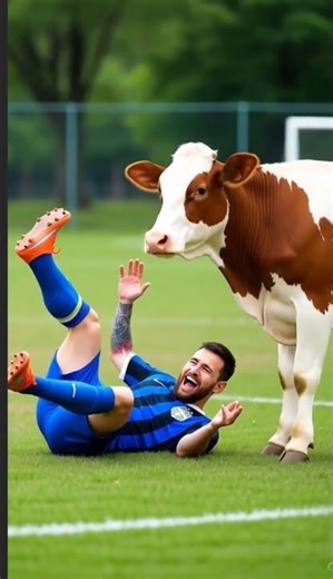 mesi funny video with cow
