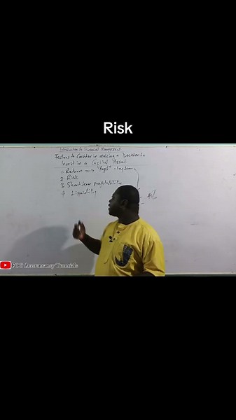Risk… an extract from Intro to Financial management 2