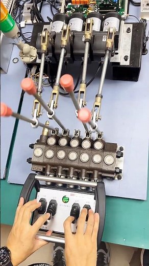 🚜 Remote Control Excavator Valve System | Amazing Hydraulic Joystick Control