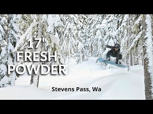 Epic Powder Day at Stevens Pass