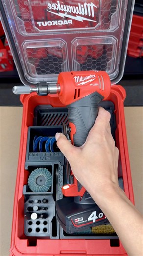 We create the ULTIMATE Workstation for this M12 Die Grinder🤯🔥#milwaukeetools #milwaukeepackout