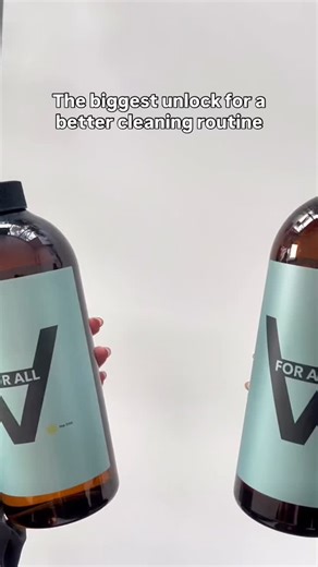 For All makes cleansing that much easier ✨ One product for every surface - use it concentrated for deeper cleans, and diluted for everything else 🙌 | For All Cleaning