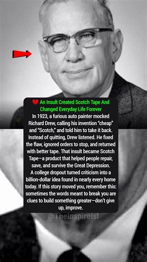 💔 An Insult Created Scotch Tape And Changed Everyday Life Forever