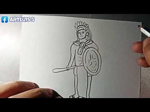 Cómo dibujar a Tecun Uman | HD