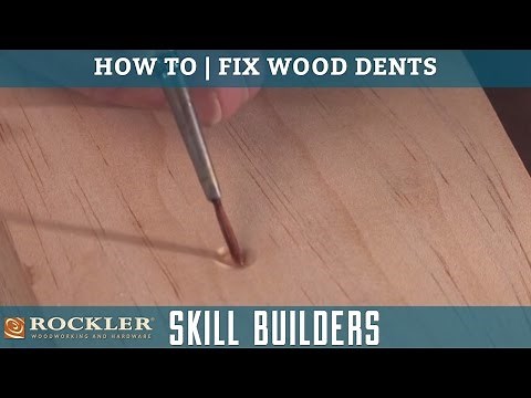 How to Fix and Repair Dents in Wood | Rockler Skill Builders