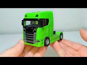 Unboxing a Metal Scania Truck – Ultra Realistic Die-Cast Model!