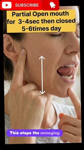 4 Easy steps for TMJ exercise!😳😎 #oralhealth #dentist #tmjpain