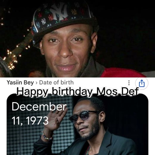 Happy birthday Mos def @MosDefVEVO #rapper #rapper