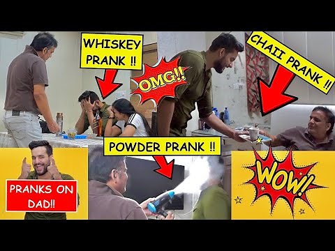 Funniest *PRANKS* on my DAD for 24 hours !! *FUKRA INSAAN*