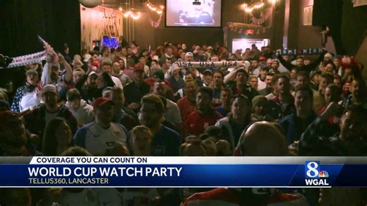 Fans turned out for raucous World Cup watch party in Lancaster
