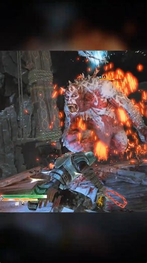 Ghost Of Sparta🔥💀 Vs Ogres&Draugr Unstoppable Gow 2018 #gaming #godofwar #shorts #games