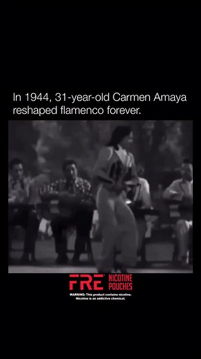 Carmen Amaya broke new ground in the world of flamenco. Her extraordinary intensity, flawless precision, and fearless style earned her recognition as one of the greatest flamenco dancers ever. This 1944 performance showcases her at the peak of her artistry, proving that true talent transcends gender. | Historyinmemes