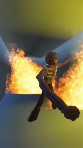 I Reanimated Figure's Burning Cut-scene (Full video on channel.) #roblox #doors #reanimation #shorts