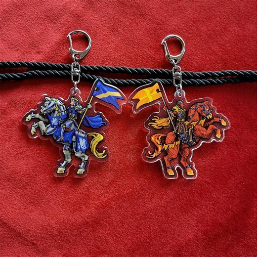 Victory Knight Holy & Demonic Acrylic Keychains - Etsy