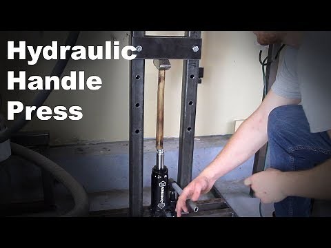 Building a Hydraulic Press for Hammer and Axe Handles