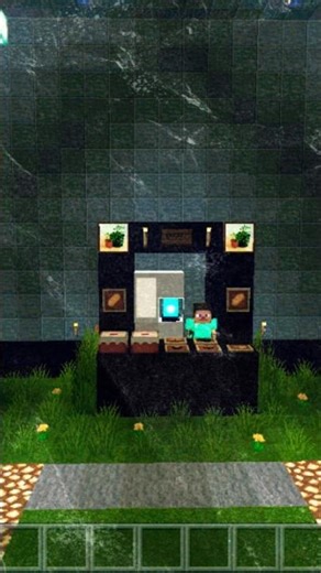 Minecraft Garden Designer🍀#shorts #minecraft