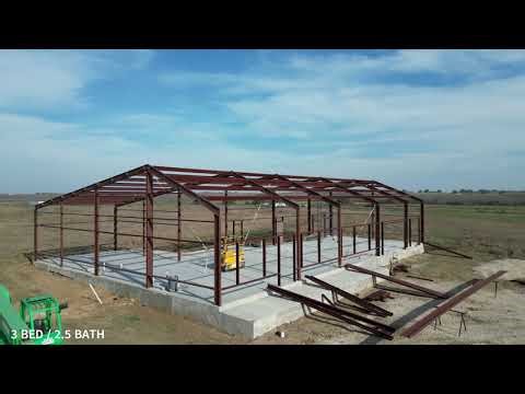 Cloud Gate Barndominium Steel Frame Update